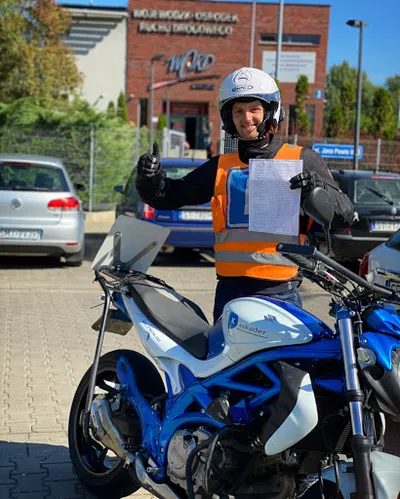 Kaskader - plac motocyklowy szkoły nauki prawa jazdy w Tychach i Mikołowie (na Śląsku)